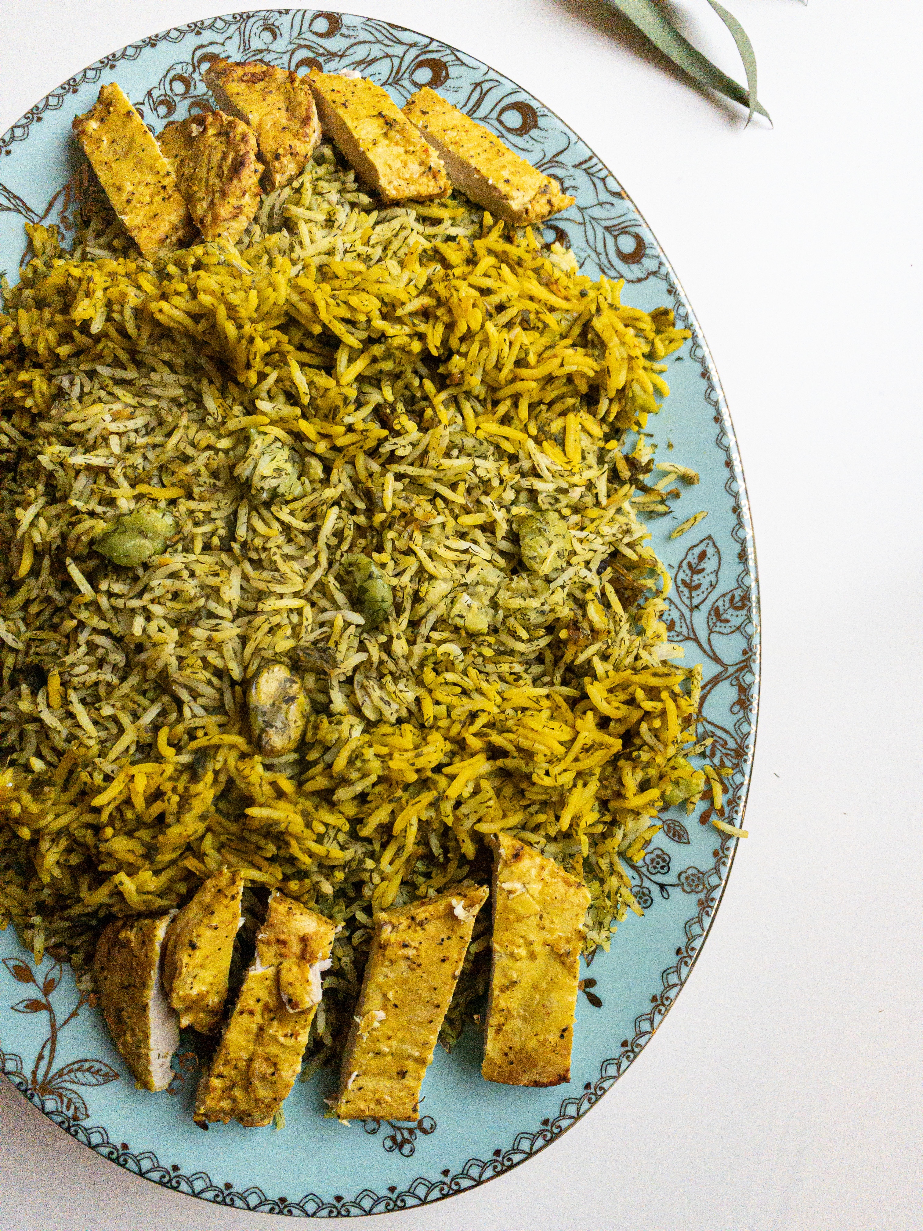 Vegan Persian Sabzi Polo
