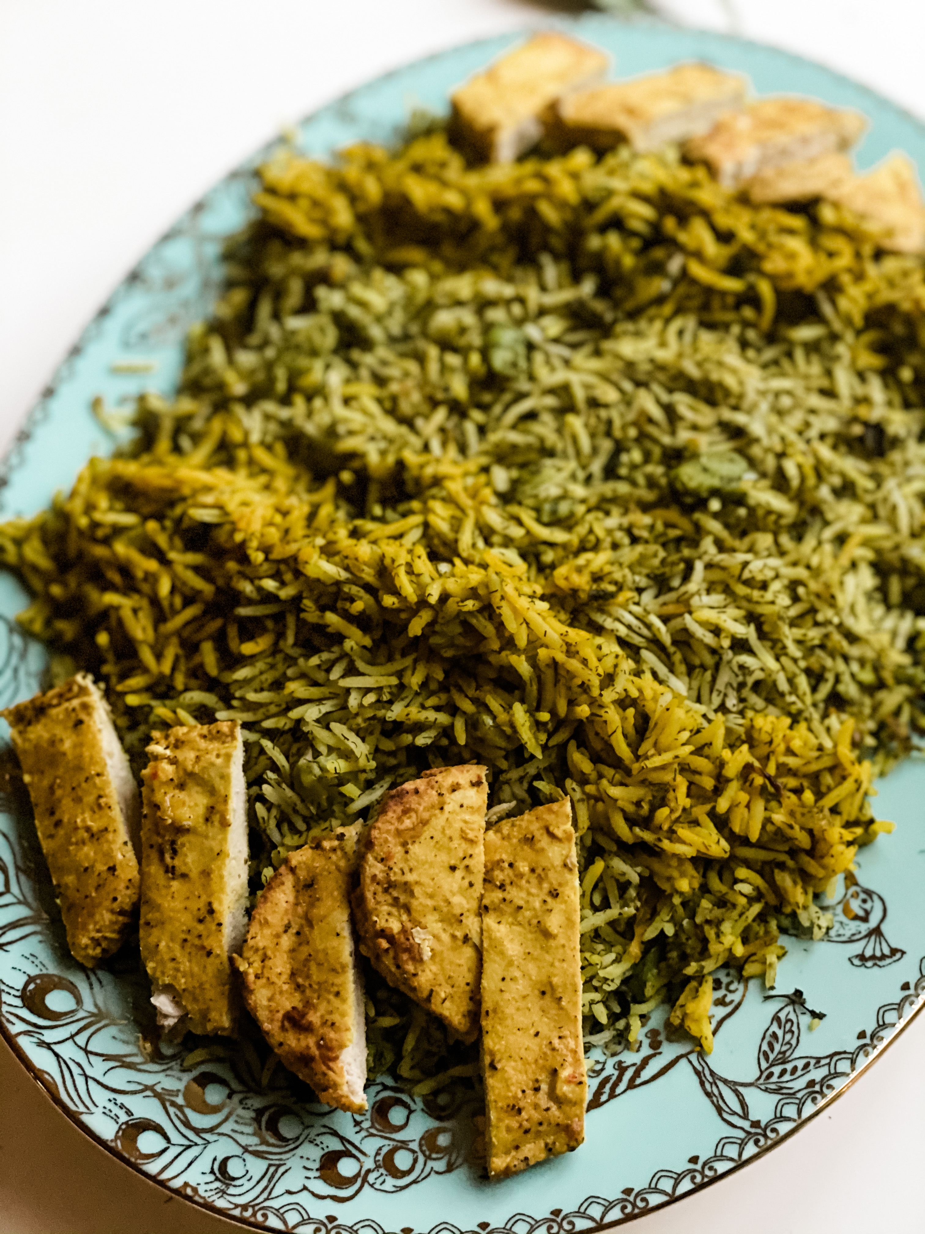 Vegan Persian Sabzi Polo