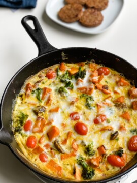 Vegan egg-free fritatta