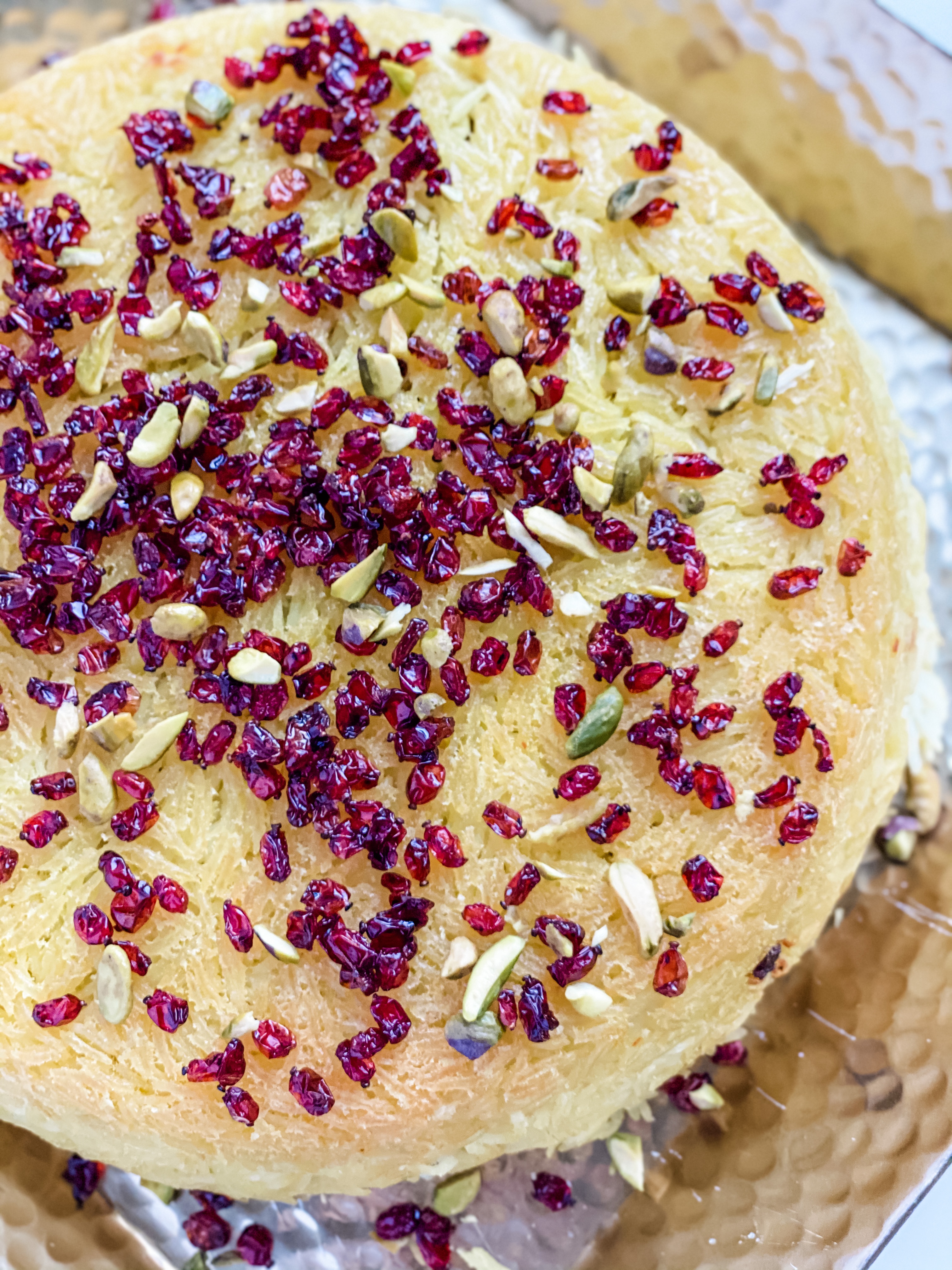 Crispy Baked Persian Rice with Barberries