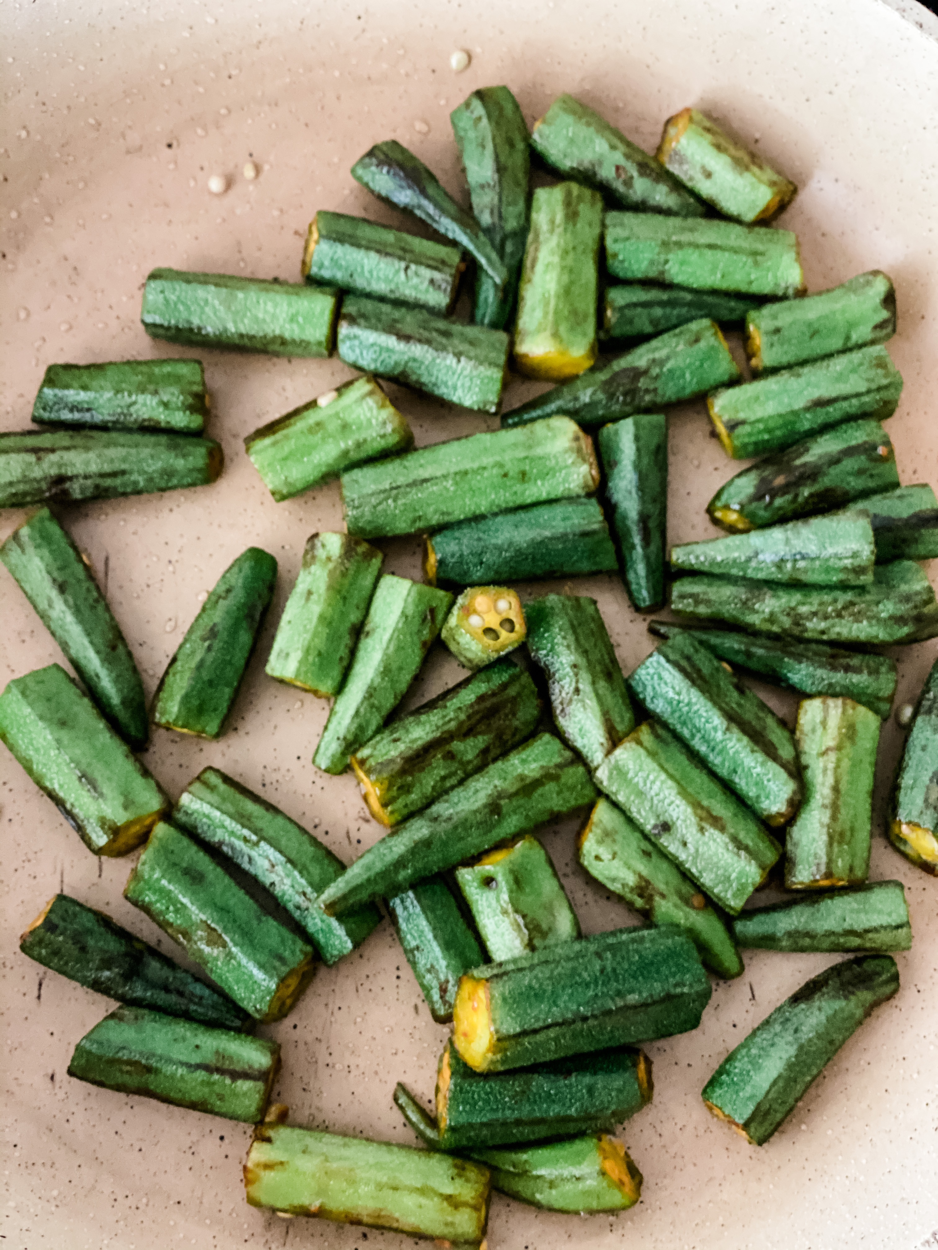 Cooked Okra