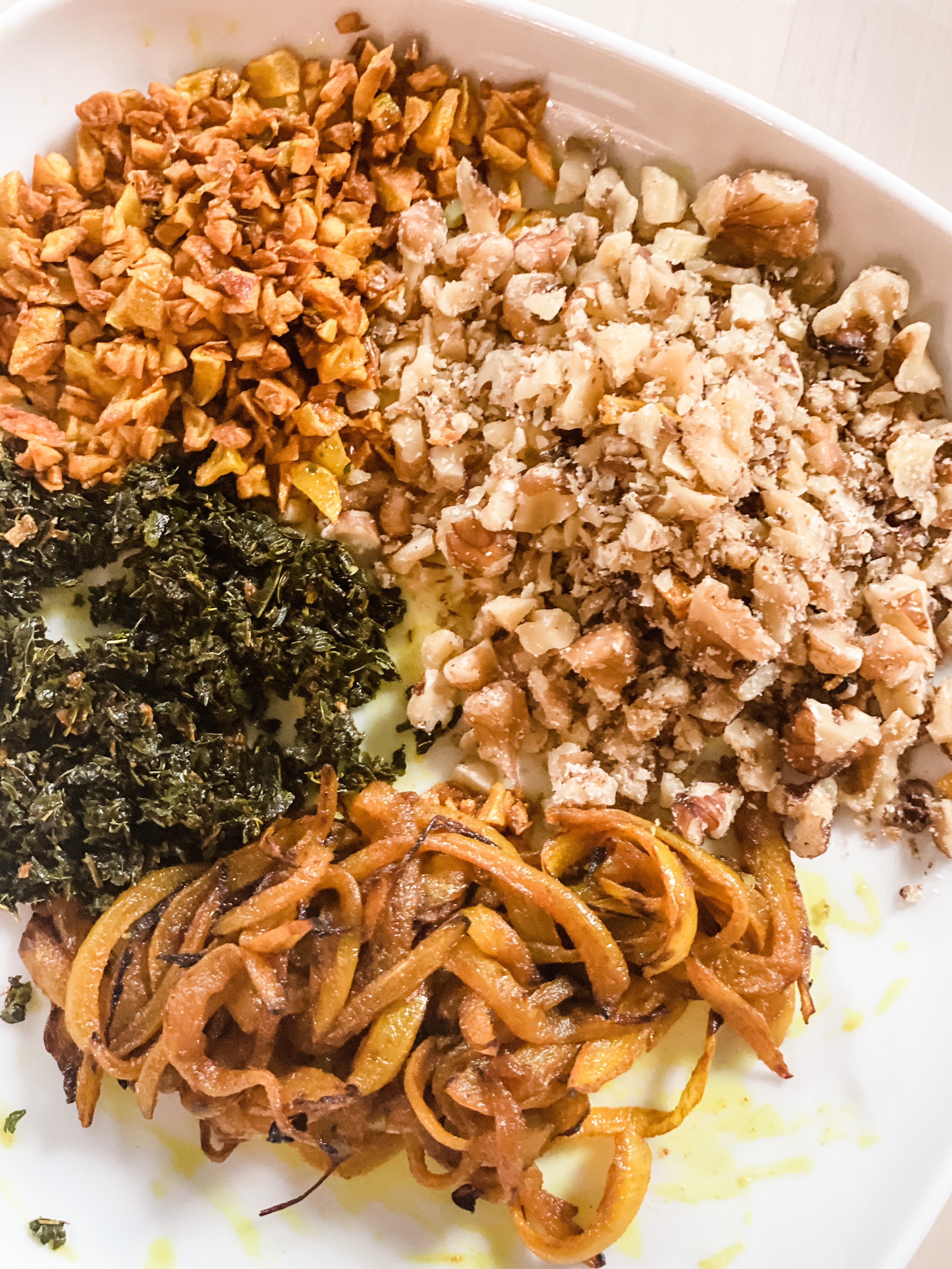 Vegan, plant-based, Persian, Iranian, Eggplant appetizer, Kashk-e-Bademjan