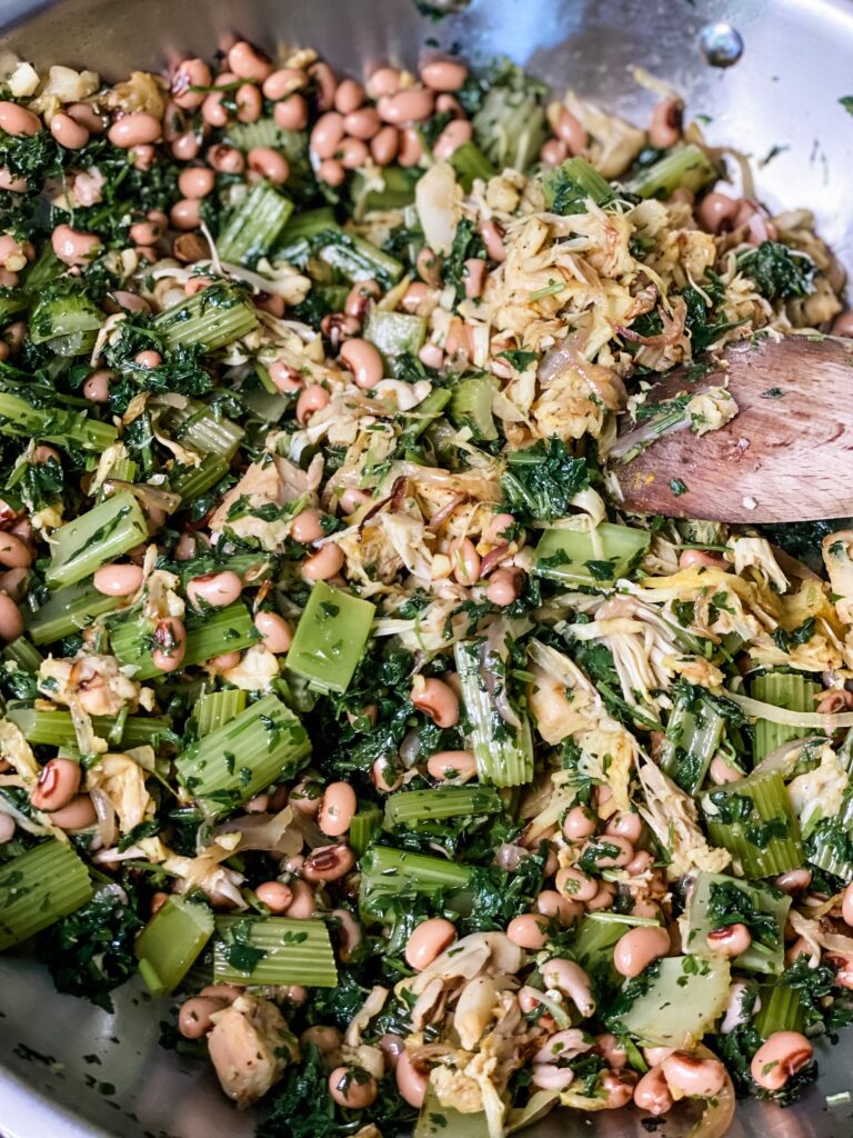 Koresh e Karafs Celery Stew with jackfruit