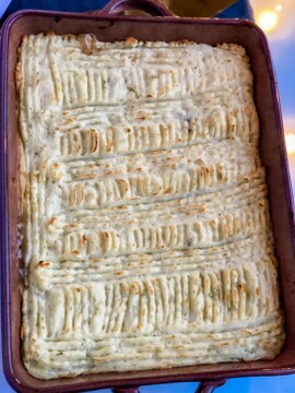 easy, vegan, plant-based shepherd's pie with lentils