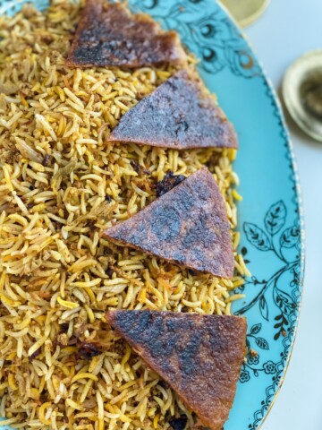 Vegan Kalam Polo (Persian Cabbage Rice)
