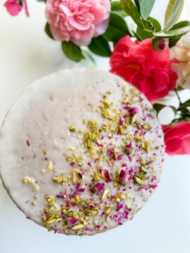 Cardamom, Rosewater, Vegan Persian Love Cake