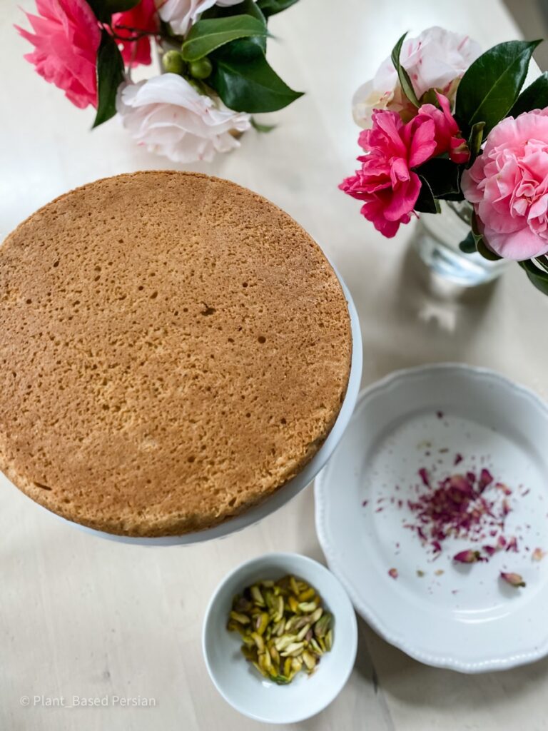 Vegan Persian Love Cake