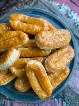 Vegan Persian Zaban Puff Pastry
