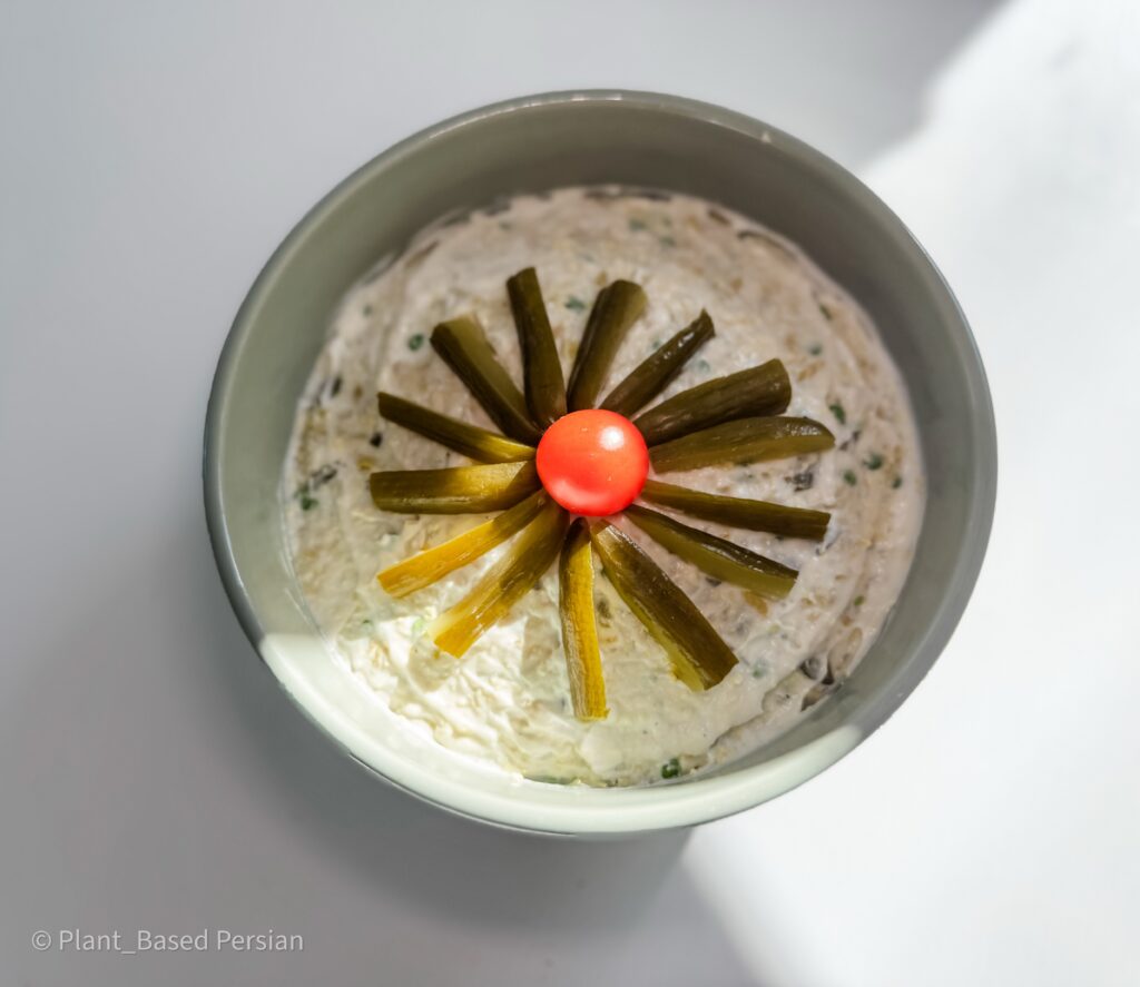 Vegan Persian Salad Olivieh