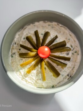 Vegan Persian Salad Olivieh