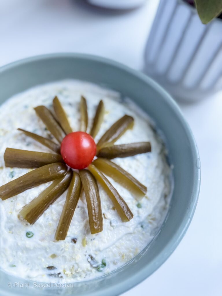 Vegan Persian Salad Olivieh