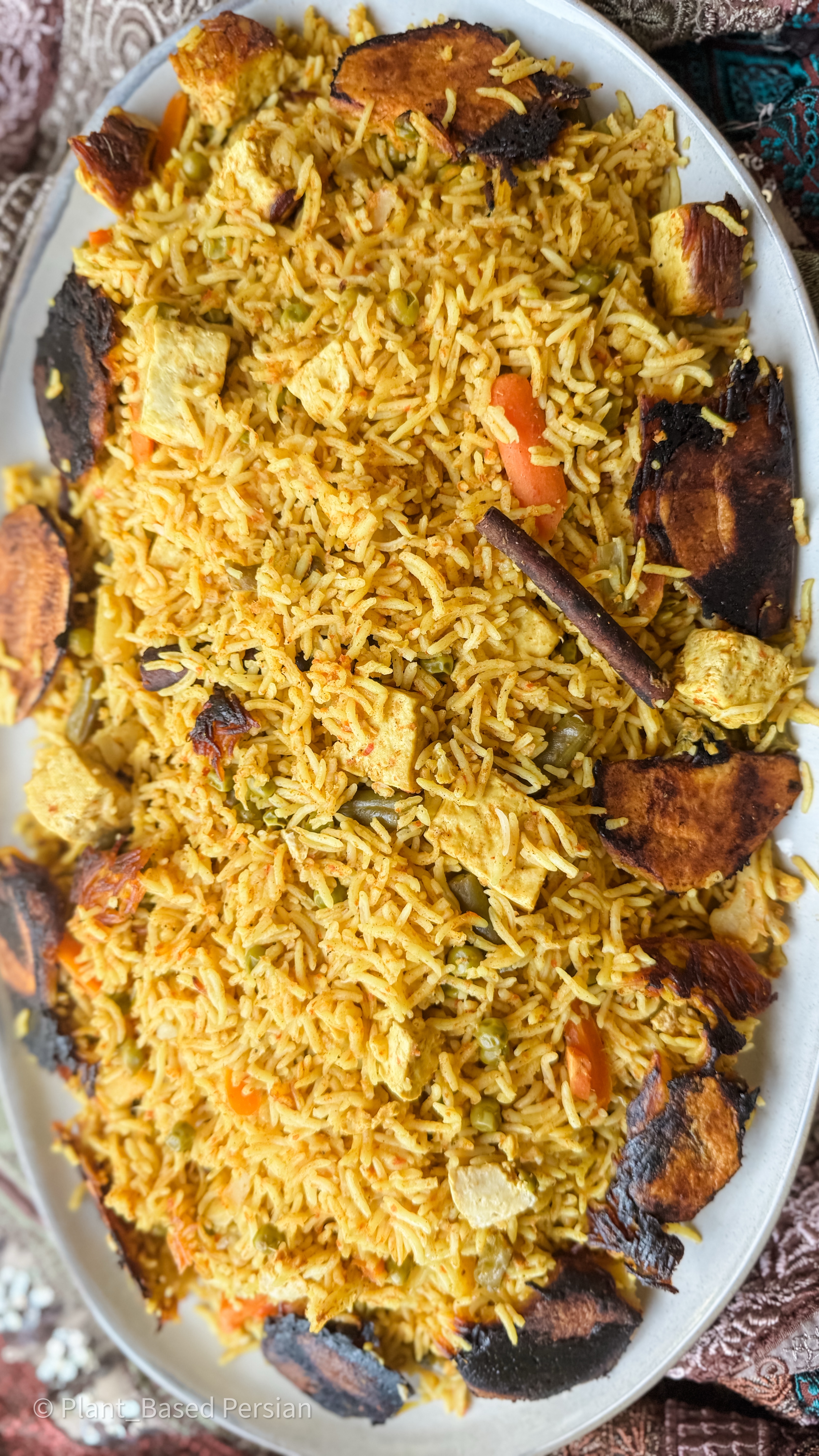 biryani with tofu 