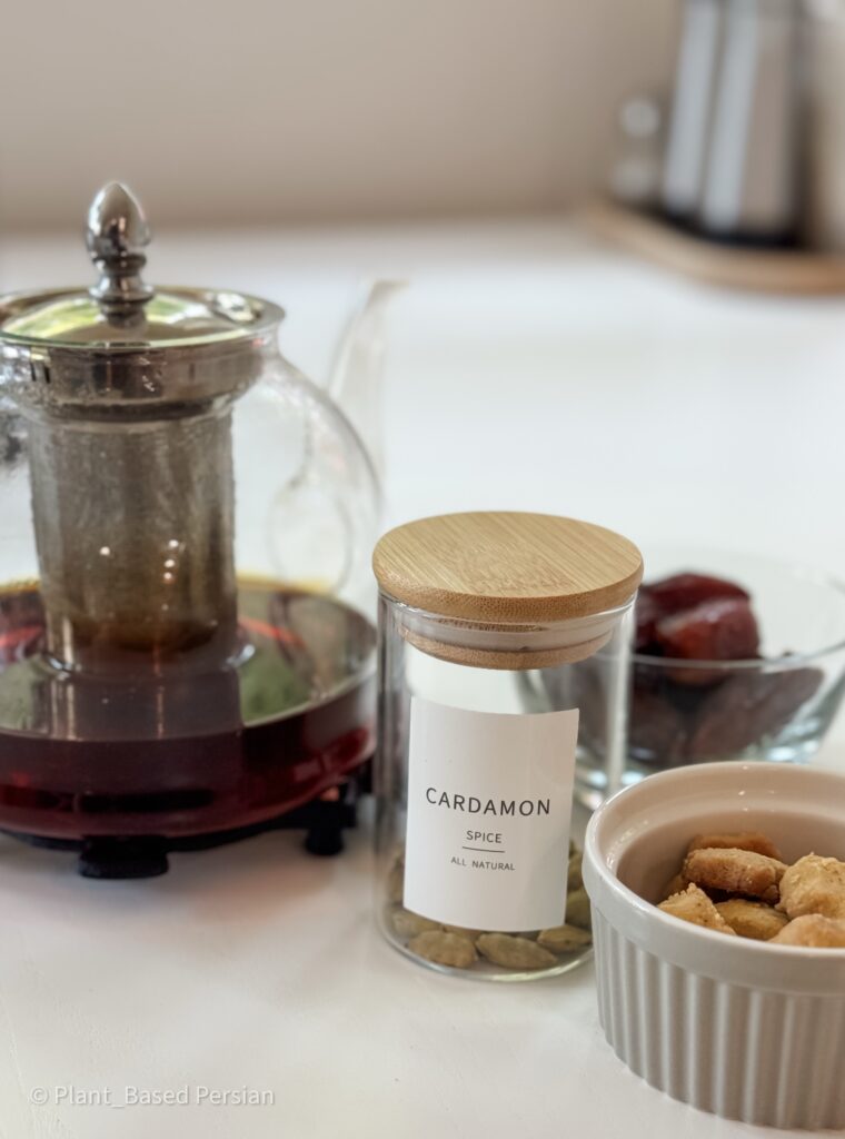 Persian Tea and cardamom