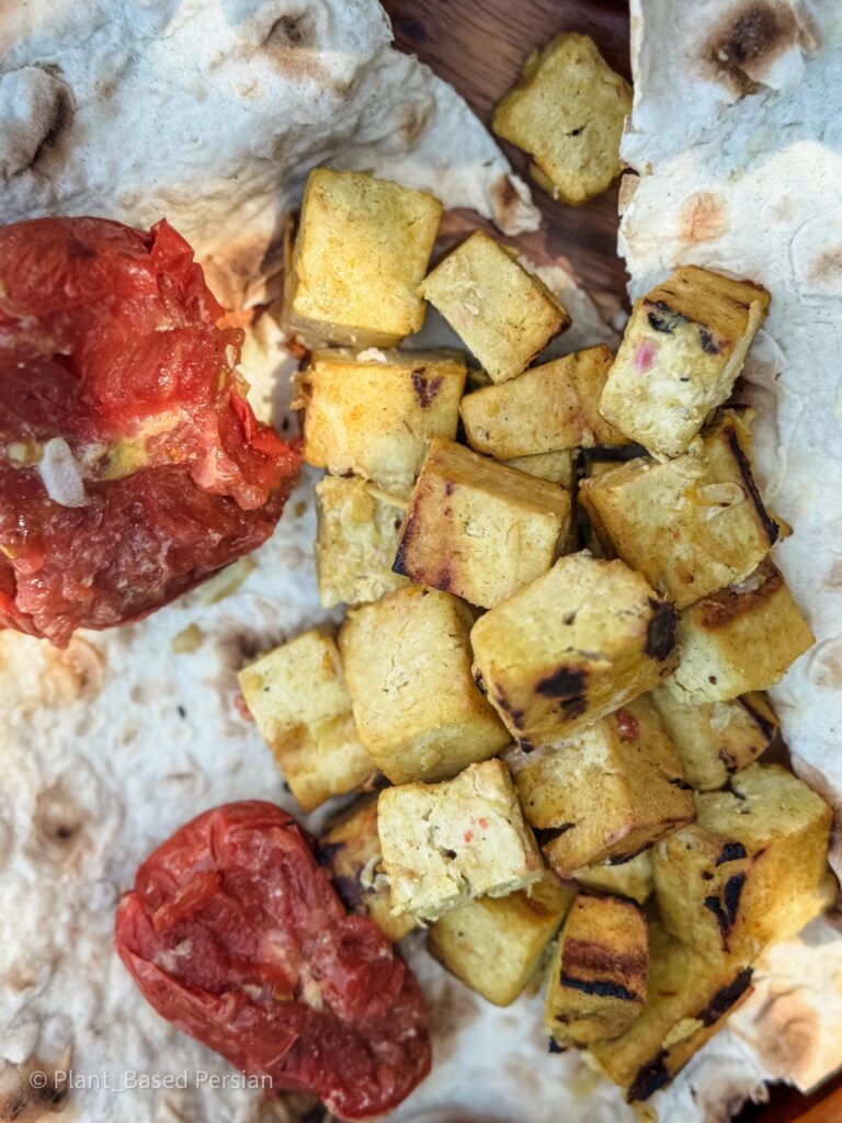 vegan tofu kabob